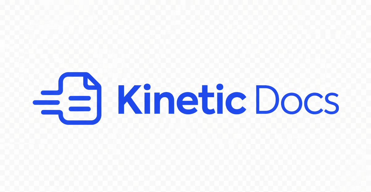 Kinetic Docs